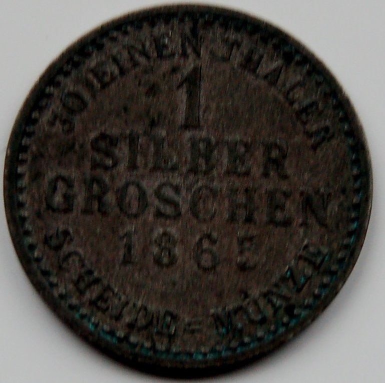 () Монета Германия (Империя) 1851 год 1  &quot;&quot;   Биметалл (Серебро - Ниобиум)  UNC
