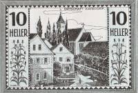 (№1920) Банкнота Австрия 1920 год "10 Heller"
