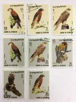 --  Набор марок Кайвайн 8 шт.  Гашёные , III Θ