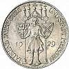 (1929e) Монета Германия (Веймар) 1929 год 5 марок   1000 лет основания Мейсена Серебро Ag 500  UNC