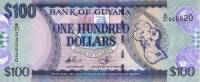 Банкнота Гайана 2012 год 100 долларов Джорджтаун Собор Св Георгия   UNC
