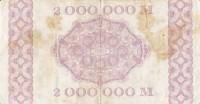 (№1923) Банкнота Германия 1923 год "2,000,000 Mark"