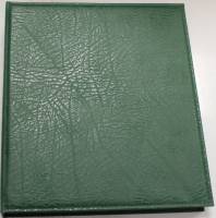 Альбом-книга для хранения монет, зелёный цвет
