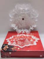 Блюдо круглое Walther Glas стекло Рождество Новый год 34 х 6 см новое в коробке 