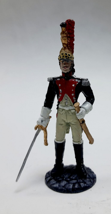 Оловянный солдатик &quot;Капитан 10-го драгунского полка, 1808 г.&quot;
