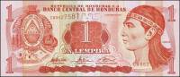 Банкнота Гондурас 2003 год 1 лемпира Вождь   UNC