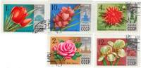 1978-031-35  Серия Набор марок (5 шт) СССР  Цветы Москвы III Θ