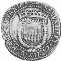 (№1640km6) Монета Монако 1640 год 12 Gros (Флорин)