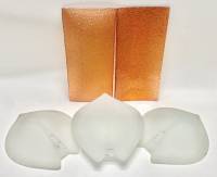 Плафоны для бра 5 шт 3 лепестка 2 прямоугольника