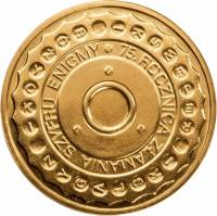 (135) Монета Польша 2007 год 2 злотых "Разгадка кода Энигмы"  Латунь  UNC