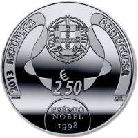 () Монета Португалия 2013 год 2,5 евро ""  Никель  AU