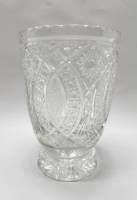 Ваза хрусталь 19,5*14,5 см  (сост. на фото)