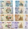 2017 4 штуки 100 200 500 1000 ариари Набор банкнот Мадагаскар    UNC