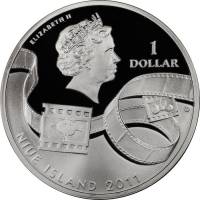 () Монета Остров Ниуэ 2011 год 1 доллар ""   AU