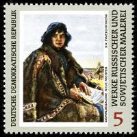 (1969-100) Марка Германия (ГДР) "Д.К. Свешников"    Картины III Θ