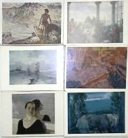 Набор открыток искусство 100 шт пейзажи портреты жанр