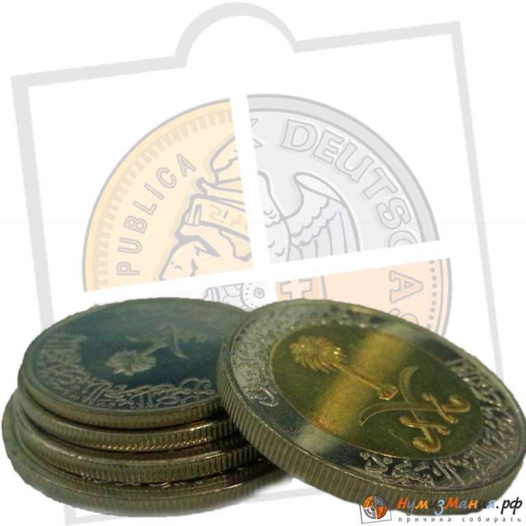 () Монета Саудовская Аравия Разные года год &quot;&quot;   UNC