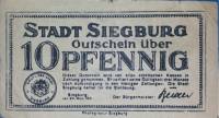 (№1921) Банкнота Германия 1921 год "10 Pfennig"