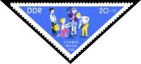 (1964-045) Марка Германия (ГДР) "Пионеры (2)"    Встречи пионеров II Θ