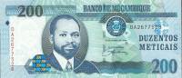 () Банкнота Мозамбик 2006 год 200  ""   UNC