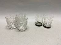 Рюмки хрусталь разного размера, 5 шт