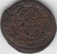 (1767, ЕМ) Монета Россия-Финдяндия 1767 год 1/4 копейки   Полушка Медь  UNC