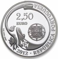 () Монета Португалия 2012 год 2,5 евро ""  Никель  AU