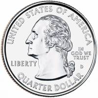 (011s) Монета США 2012 год 25 центов "Эль-Юнке"  Медь-Никель  PROOF