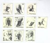 (--) Набор марок Сан-Марино "10 шт."  Негашеные  , III O