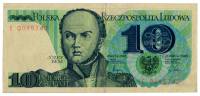 (1982) Банкнота Польша 1982 год 10 злотых "Юзеф Захариаш Бем"   XF