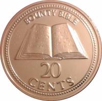 (№2009km56) Монета Питкерн 2009 год 20 Cents