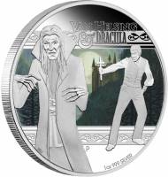 (№2011km184) Монета Тувалу 2011 год 1 Dollar (Ван Хельсинг и Дракула)