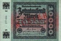 (№1923P-84s) Банкнота Германия 1923 год "10,000 Mark"