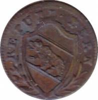 (№1818km175(bern)) Монета Швейцария 1818 год 1 Rappen