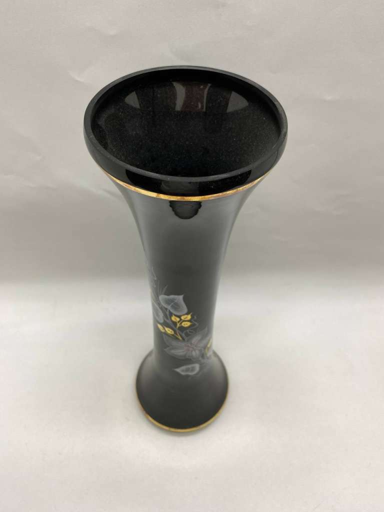 Ваза фарфоровая кобальт Богемия