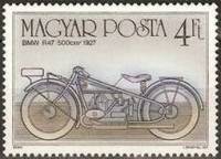 (1985-072) Марка Венгрия "BMW R47, 1927"    100-летие мотоцикла II Θ