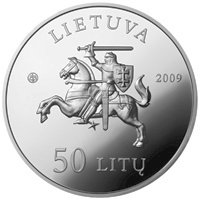 () Монета Литва 2009 год 50 лит ""   AU