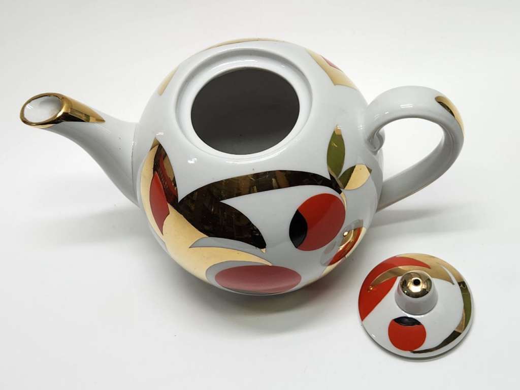 Чайник заварочный Вербилки Райские Яблоки фарфор