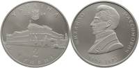 066 Монета Украина 2004 год 2 гривны Михаил Максимович  Нейзильбер  PROOF