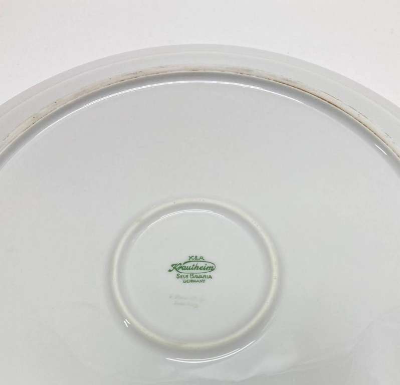 Блюдо фарфоровое, Krautheim, Бавария, Германия