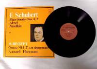 Пластинка виниловая "F. Schubert. F. Schubert Piano Sonatas Nos.4,7" Мелодия 300 мм. (Сост. отл.)