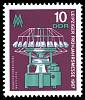 (1967-010) Марка Германия (ГДР) "Вязальная машина"    Ярмарка, Лейпциг II Θ