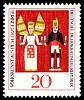 (1967-093) Марка Германия (ГДР) "Ангел"    Народное искусство II O