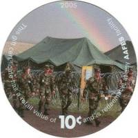 (№2005P-M281) Банкнота США 2005 год "10 Cents"