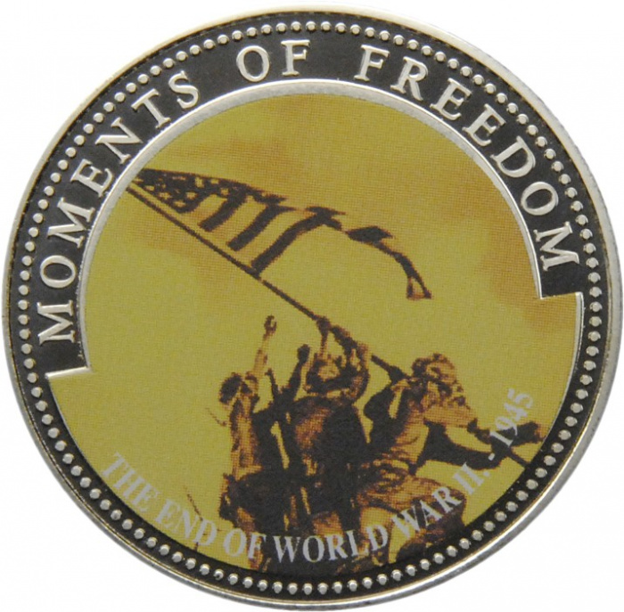 (2001) Монета Либерия 2001 год 10 долларов &quot;2-я мировая война&quot;  Медь-Никель  UNC