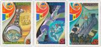 1981-044-46 Серия Набор марок 3 шт СССР  IX Международный экипаж СССР-Румыния III O