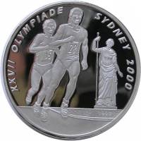 () Монета Бенин 1997 год 10000  ""   Биметалл (Серебро - Ниобиум)  UNC
