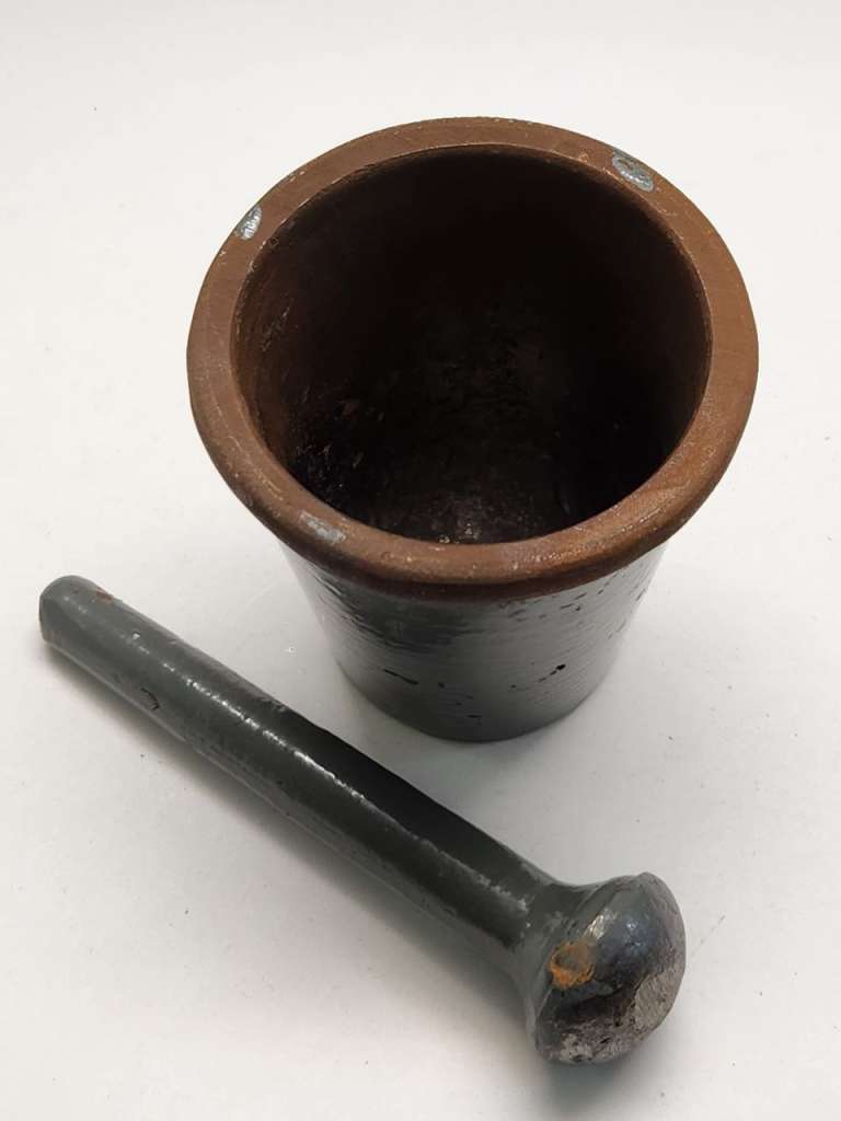 Ступка с пестиком чугун СССР