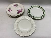 Тарелки десертные Коростень, Красный фарфрист, Пролетарий, 6 шт