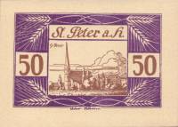 (№1920) Банкнота Австрия 1920 год "50 Heller"